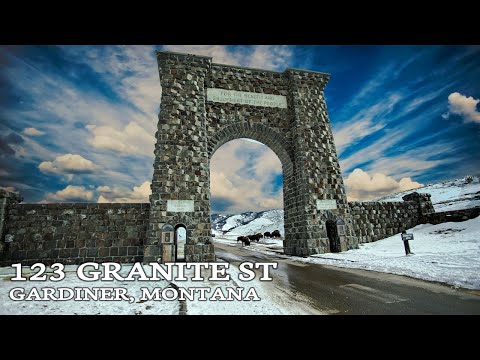 Montana Home For Sale | 123 Granite St Gardiner Montana