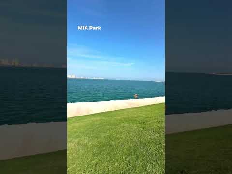 Mia Park Doha Qatar #travel #doha #fifa #dohalights #explore #lusailmarina #qatartourism