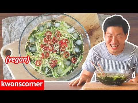 Chilled Cucumber Soup: Oi Naengguk (Best Vegan Dish for Summer)