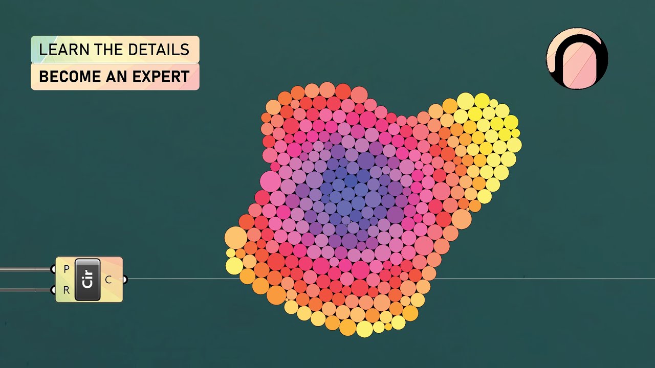 Circle (Part 1) | Circle Packing to Model Nature in Architecture (Beginner Grasshopper Tutorial)