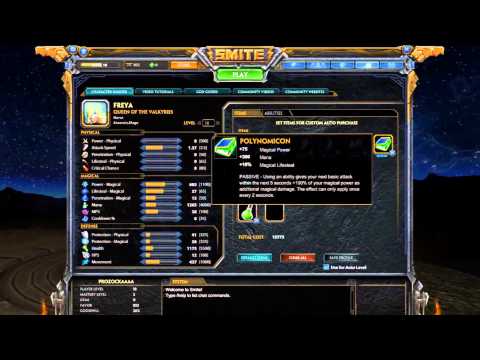 Smite - FREYA Attackspeed and Damage Skill Items [HD]