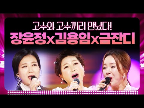 무대를 압도하는 트롯걸! 무대 위에 있을 때 빛이 나는 트롯걸! ¸장윤정¸김용임¸금잔디¸ 환상의 트로트 무대!