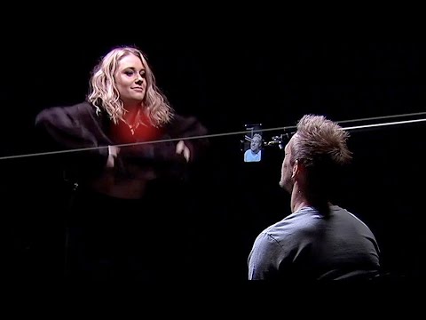 Ikke lov å se ned: Fladen setter ut kameraten