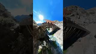 Sick Double Back Flip while Bungee Jumping ! #adventure #travel #adrenaline #bungeejumping