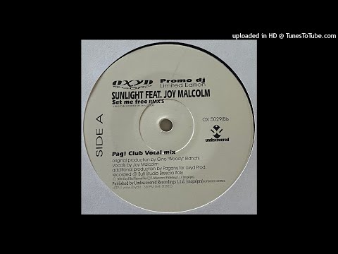 Sunlight Feat. Joy Malcolm | Set Me Free (Pag! Club Vocal Mix)