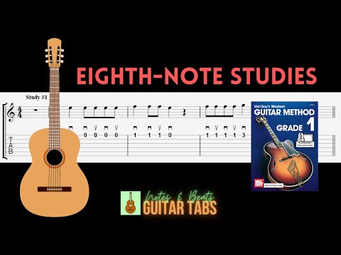 (19 of 88) Mel Bay Grade 1- Eighth-Note Studies GUITAR TAB