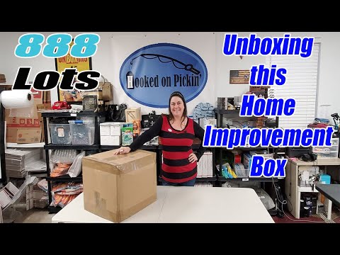 Unboxing a Home Improvement 888 lots Box - Brand New condition - What Did I Find? - Reselling