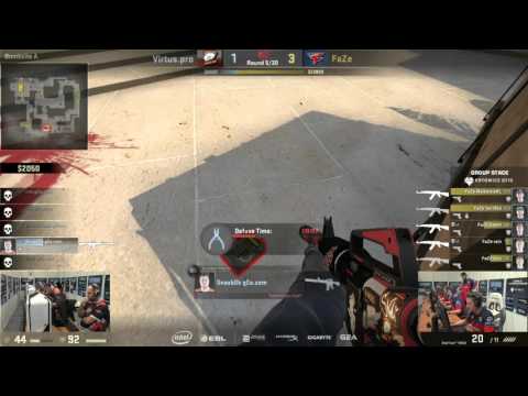 SNAX  1 VS 5 CLUTCH NINJA DEFUSE (VIRTUS.PRO - FAZE IEM KATOWICE 2016)