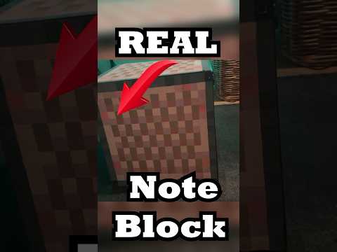 "Is This a Note Block Instrument in Minecraft? 😲🎵" #shorts #diycrafts