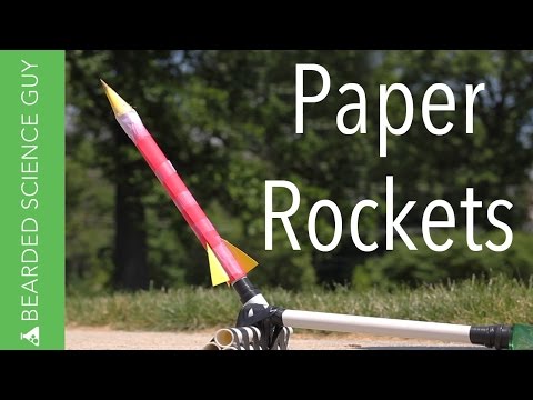 Paper Rockets for Under Five Dollars (Physics)