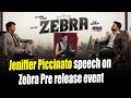 Jeniffer Piccinato Speech On Zebra Movie Pre Release Event Jeniffer Piccinato