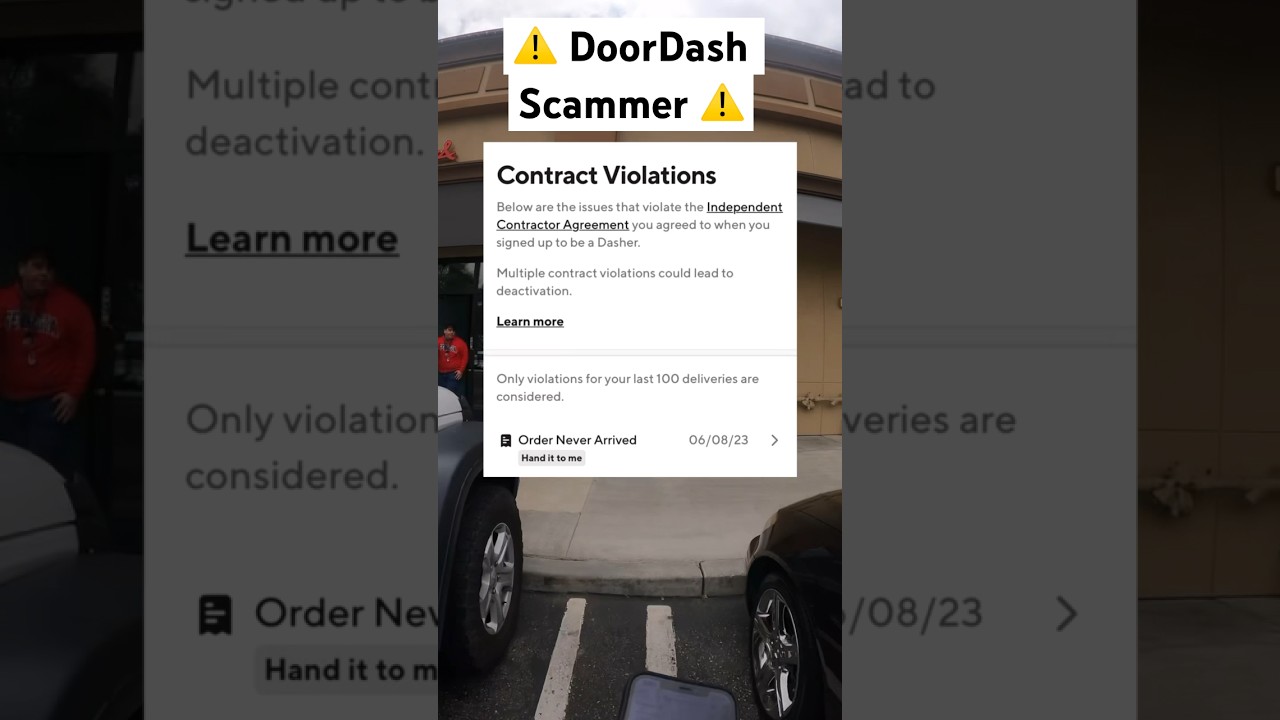DoorDash Scammer Caught in 4k #InstacartShopping #FoodDelivery #InstaCart #DoorDash #UberEats