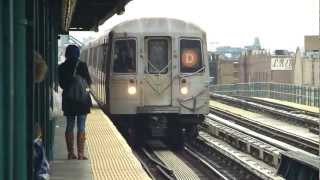 preview picture of video 'BMT West End Line: R68 D Train at 50th St-New Utrecht Ave (Manhattan Bound)'