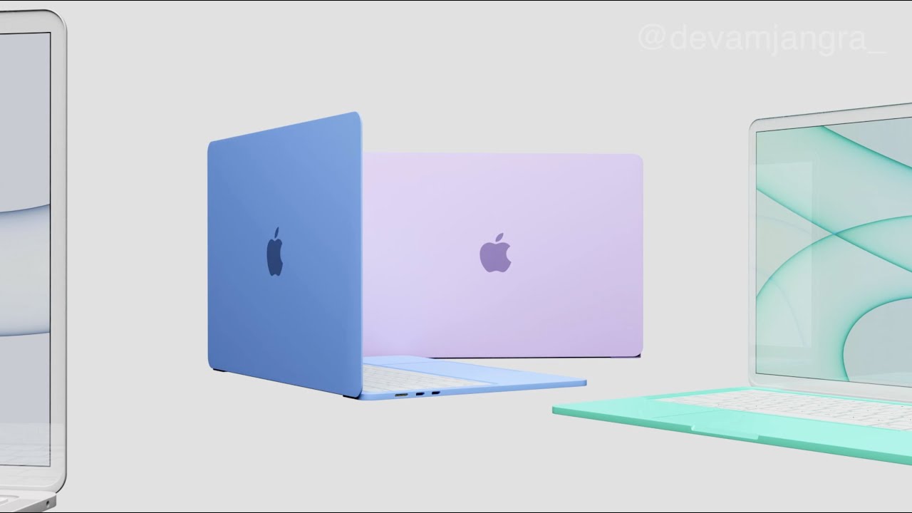 M2 MacBook Air Concept Video | New Colors - YouTube