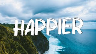 Download lagu happier - Olivia Rodrigo (Lyric Video) || Madison Beer,Jamie Miller,... mp3