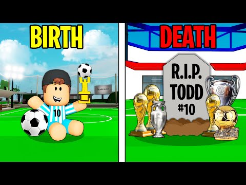 BIRTH to DEATH of a FOOTBALLER in Brookhaven RP!!