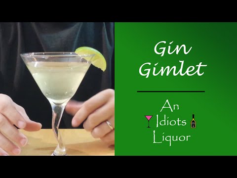 Gin Gimlet Drink Recipe - Classic British Navy Drink