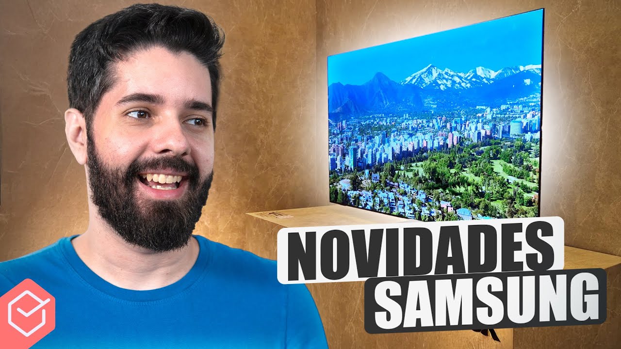 THE FRAME PRO e OLED BARATA! VI de PERTO as NOVAS TVS SAMSUNG para 2025!