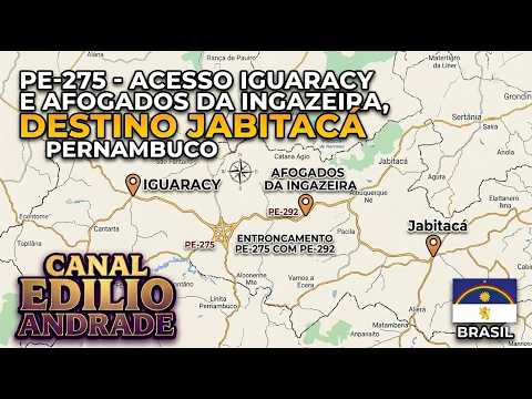 04 - Rodando pelo Pernambuco - PE-275 - Acesso p/ Iguaracy e Afogados da Ingazeira/PE