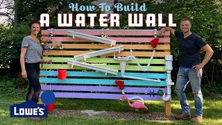 How To Build a Backyard Water Wall