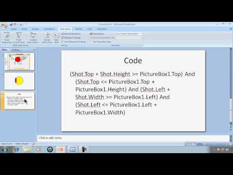 Visual Basic Express 2010 Tutorial 37 Hit Detection - EZInvaders Part 6 Game