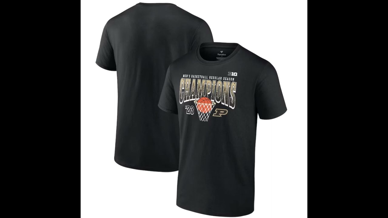 Purdue Boilermakers 2023 Big 10 Men’s Basketball Regular Season Champions T-Shirt