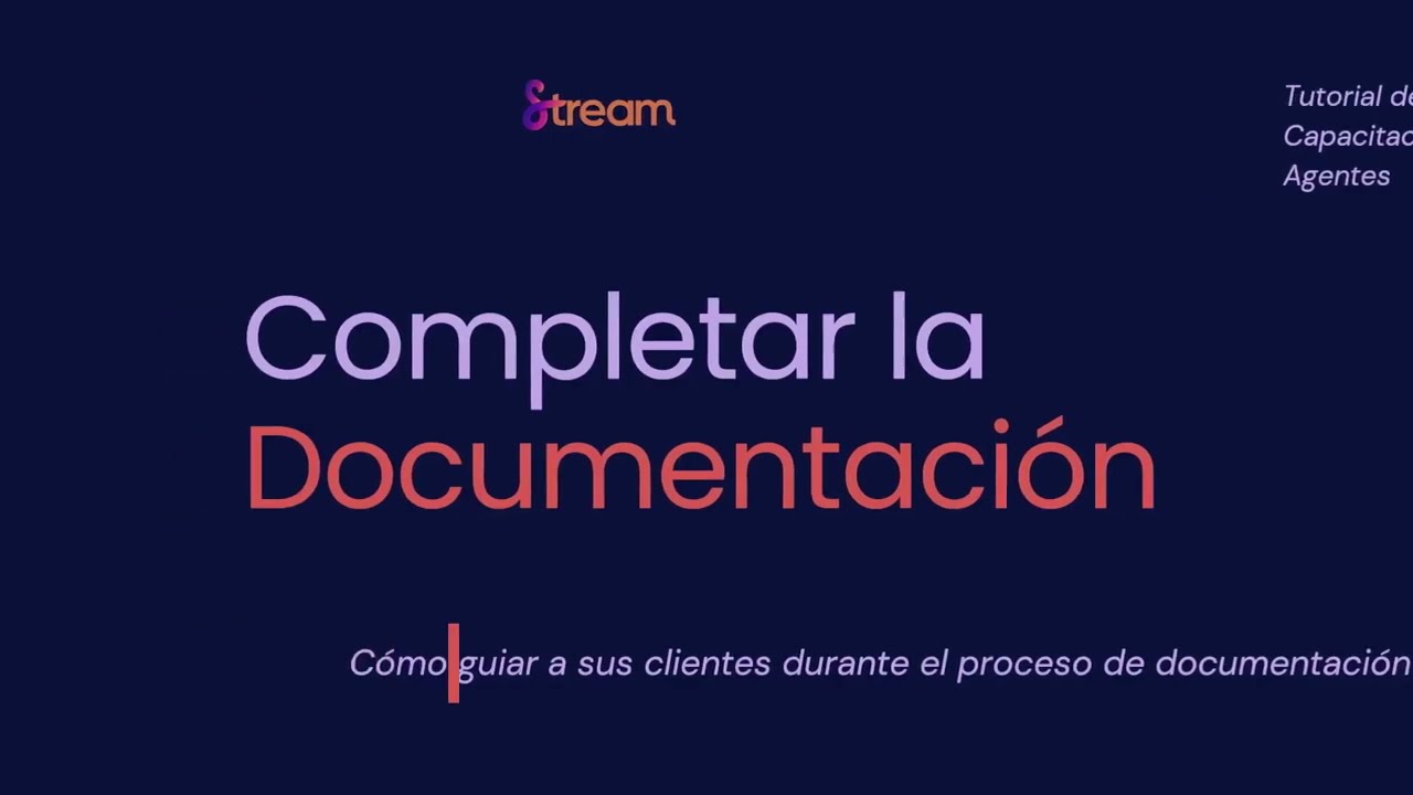 Completar la Documentación / Completing Documents