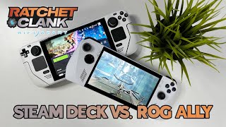 Steam Deck vs. ROG Ally | Ratchet & Clank Rift Apart COMPARISON