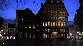 &quot; Blaue Stunde &quot; Marktplatz / Knochenhaueramtshaus Hildesheim / Erlend Øye - Peng Pong ( 12.3.2022 )