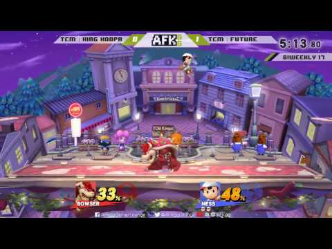 Smash Wii U - King Koopa (Bowser) vs Future (Ness) - AFKgg Biweekly 17