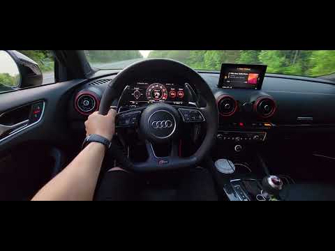 Audi RS3 Stage 2 Unitronic Tuned Launch.