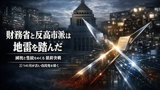 財務省と反高市派は地雷を踏んだ——減税を潰し、皇統を曖昧にする者たちを三つの刃が裁く
