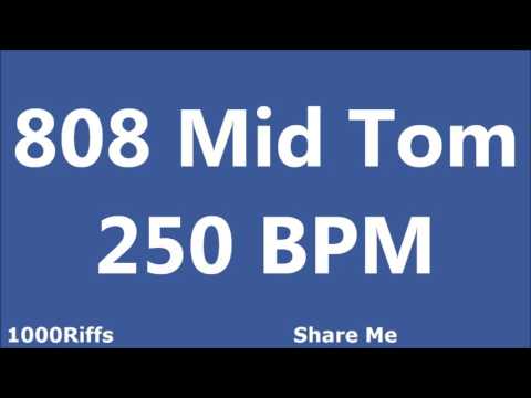 808 Mid Tom Metronome : 250 BPM