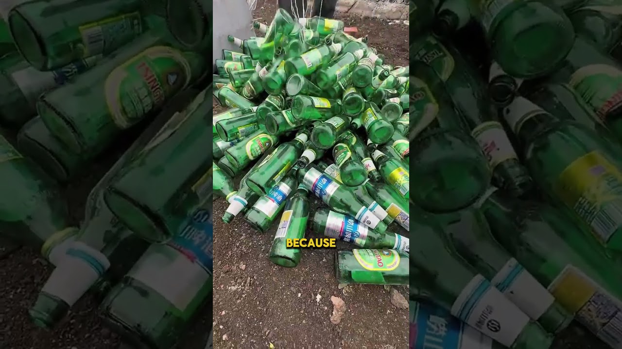 House Made of 30000 Glass Bottles and He Built It All by Himself