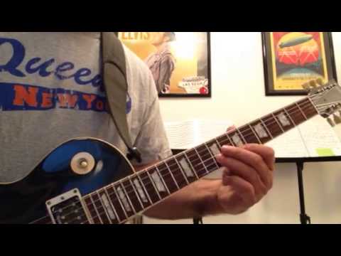 God gave rock and roll to you II guitar lesson ( kiss) pt 1