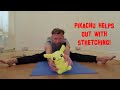 Stretching With Pikachu