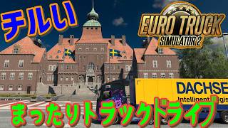 [Euro Truck Simulator 2] シフター改造したらガチャ音が凄いことになった(´・ω・`) #雑談 #ETS2 #チル