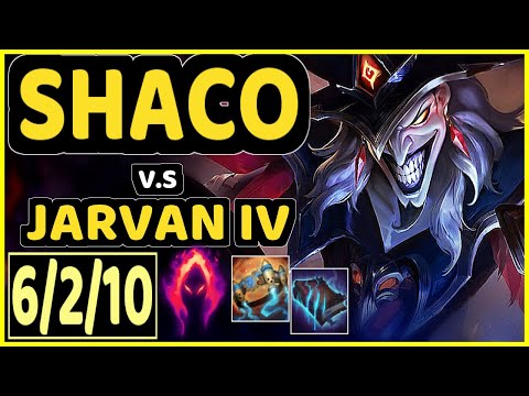 CHASESHACO (SHACO) vs JARVAN IV - 6/2/10 KDA JUNGLE CHALLENGER GAMEPLAY - NA