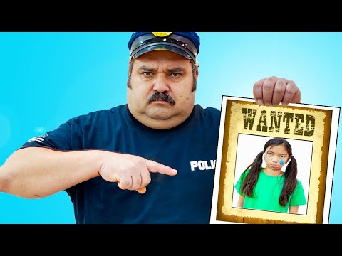 Wendy Pretend Play Funny Police Chase Story for Kids | Costume Dress Up Video for Children