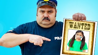 Wendy Pretend Play Funny Police Chase Story for Kids | Costume Dress Up Video for Children video