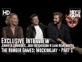 Jennifer Lawrence, Josh Hutcherson & Liam Hemsworth Interview: The Hunger Games: Mockingjay - Part 1