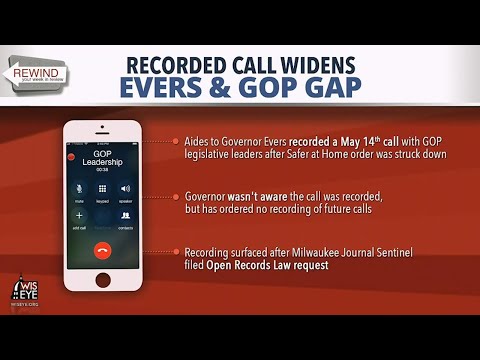 WisEye Morning Minute: Recorded Call Widens Evers & GOP Gap