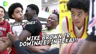 BEST FRESHEN Pg!? Mikel Brown Jr. DOMINATES In Texas & Finishes With A GAME WINNER!!