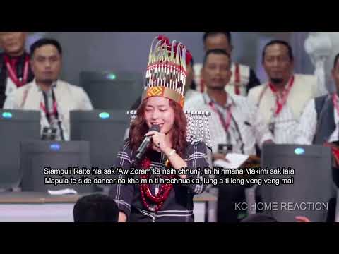 SIAMPUII RALTE/Aw Zoram ka neihchhun/Mizo takin tih thluk hi a mawi reuh  tlat (KC HOME REACTION)