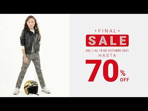 ÚLTIMOS DÍAS FINAL SALE EPK. HASTA 70%OFF