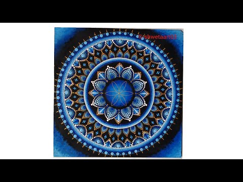 Dot mandala painting- peace #73- full video tutorial by shwetaart03