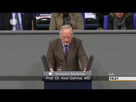 Prof. Dr. Axel Gehrke (AfD): Personal in der Pflege um 50% aufstocken! - AfD-Fraktion im Bundestag