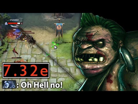 It's happen again! Pudge Incredible Hook in 7.32e Patch!