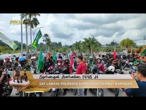 SAT LANTAS POLRESTA SAMARINDA KAWAL PAWAI RAMADAN