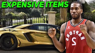 10 INSANELY EXPENSIVE ITEMS KAWHI LEONARD OWNS!!